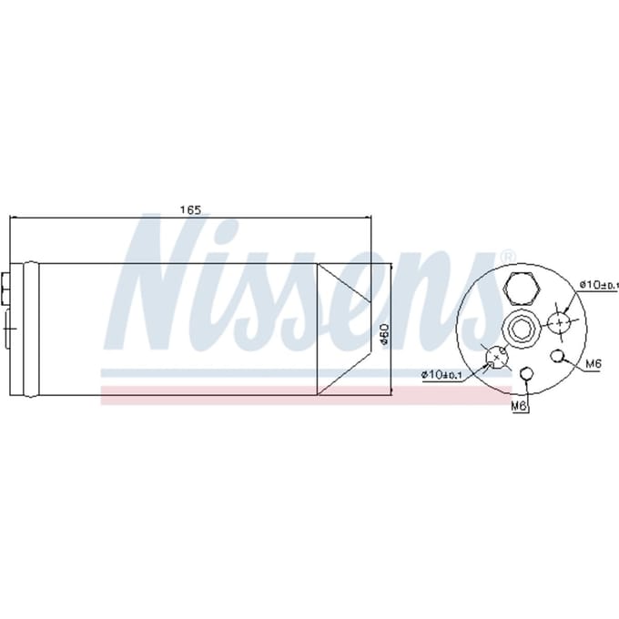 Droger, airconditioningsysteem NISSENS 95070