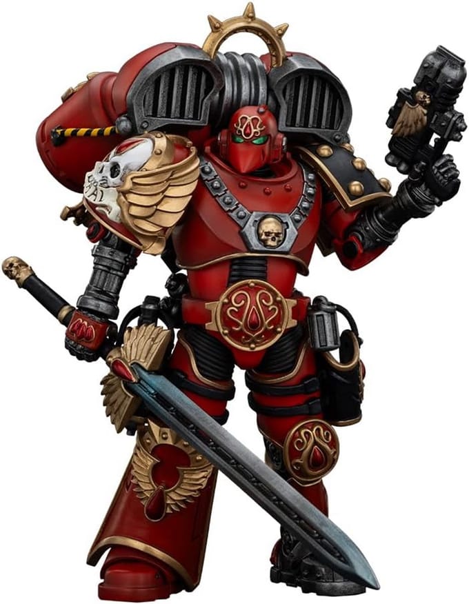 Warhammer Horus Heresy Actiefiguur 1/18 Schaal - Bloed Angels Krijger 12,6 cm