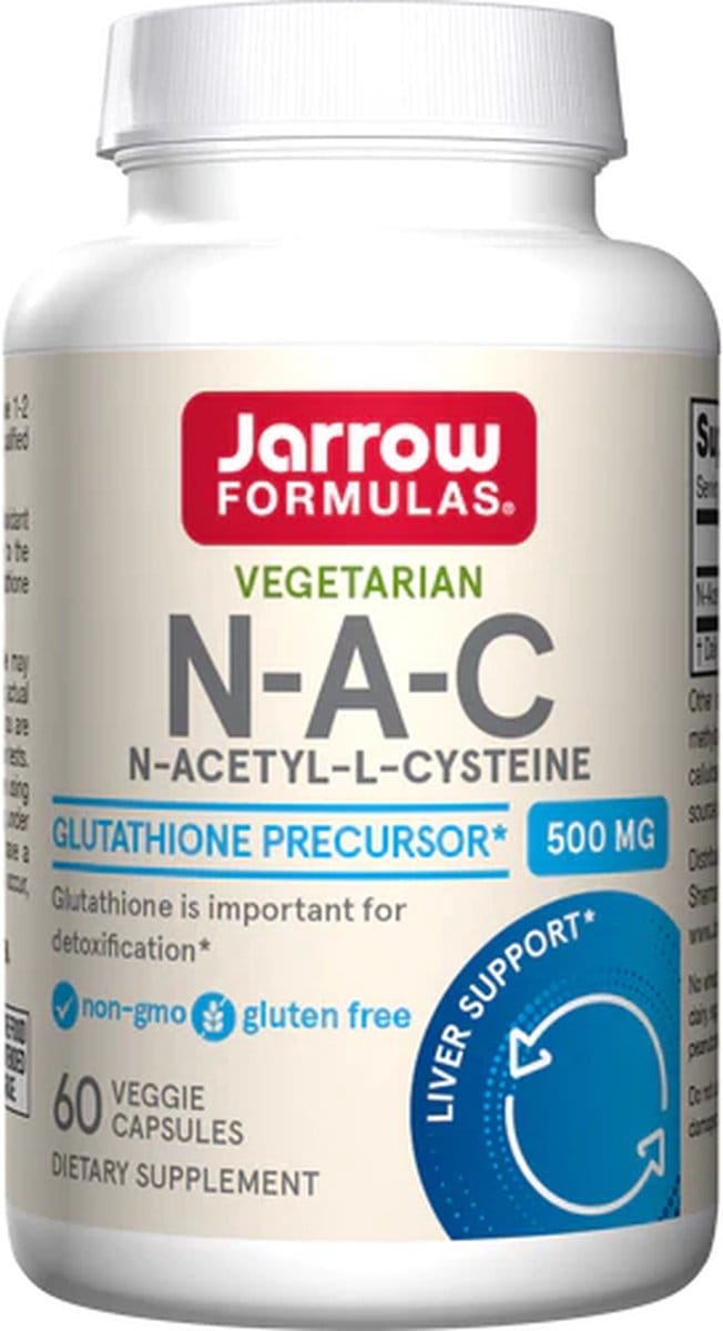 Jarrow Formulas NAC 500 mg (60 vegetarische capsules)