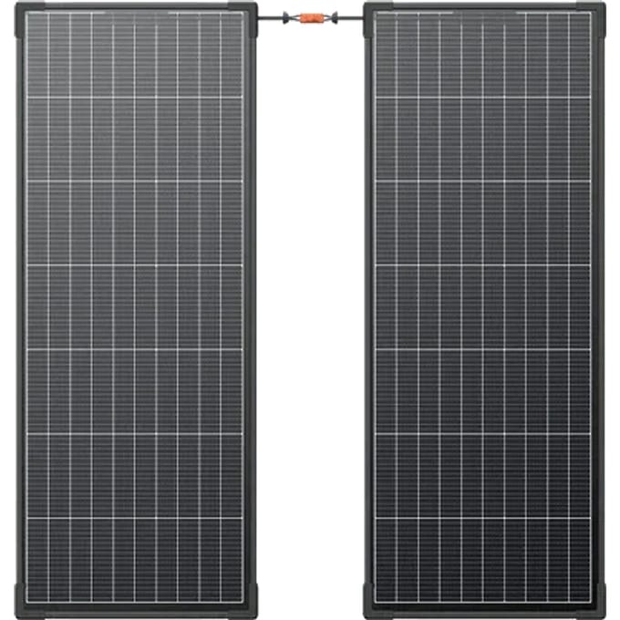 EcoFlow Set of 2x 130W Photovoltaic Panels Rigid Construction