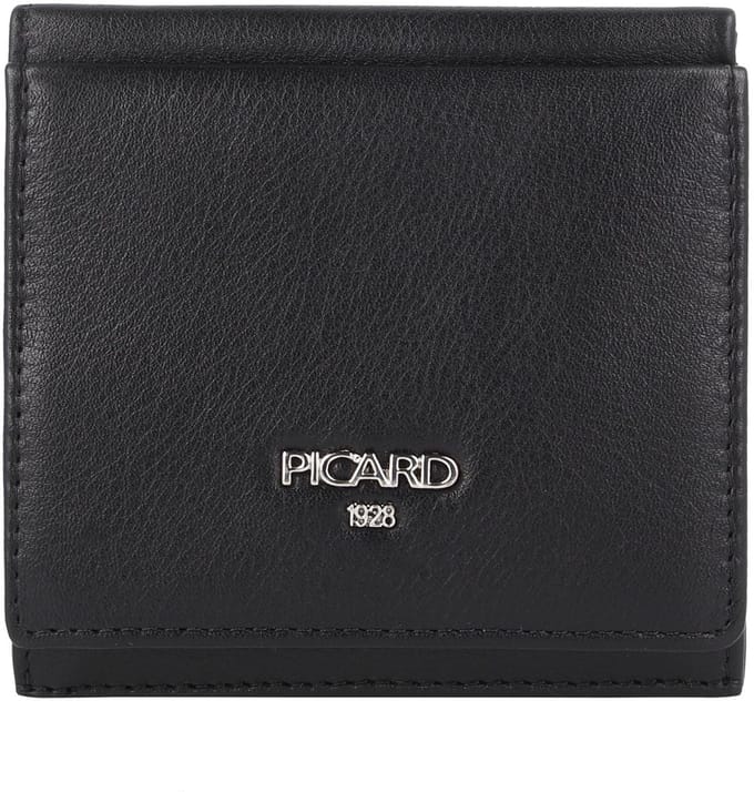 Picard Bingo Portemonnee Leer 10 cm - Dames - Staand formaat - schwarz