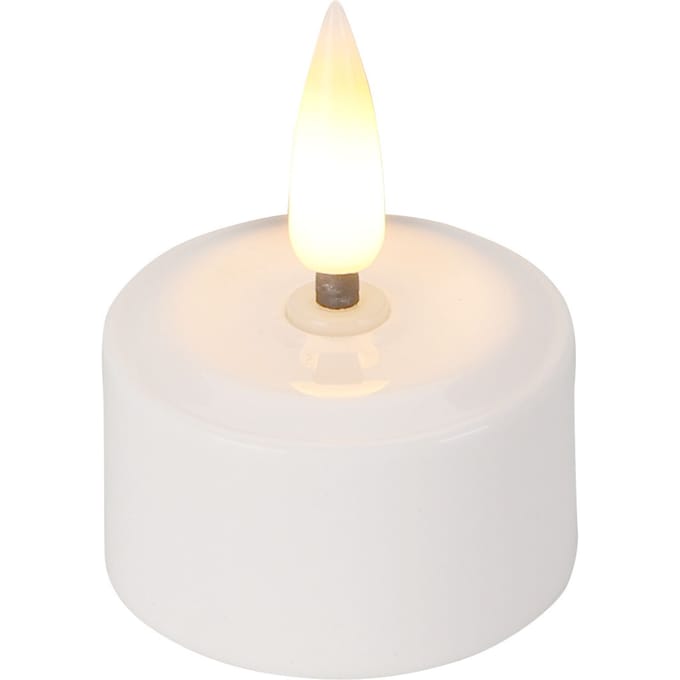 Theelichtjes LED Box 4 stuks Oplaadbaar - Ø4cm *Uitbreidingsset ZONDER oplader*