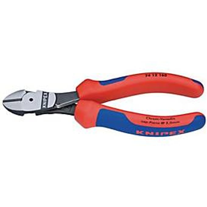 Krachtige zijkniptang L.160mm pol.vorm 1 multi-comp. mantel KNIPEX
