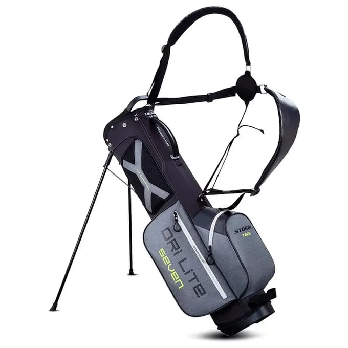 Big Max Dri Lite Seven G - Waterdichte Golftas - Standbag - Zilver Groen