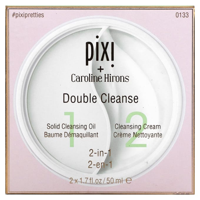 Pixi Beauty, Double Cleansing, 2-in-1, 50 ml (1.69 fl oz) each beige