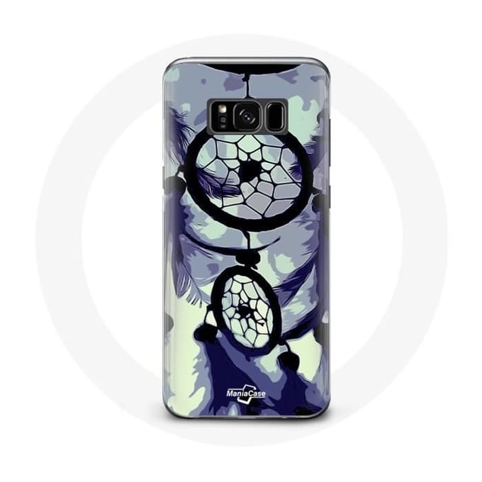 Coque pour Samsung Galaxy S8 Attrape Rêve violet gris et Noir