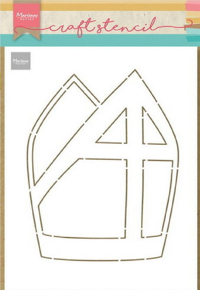 Craft stencil Mijter