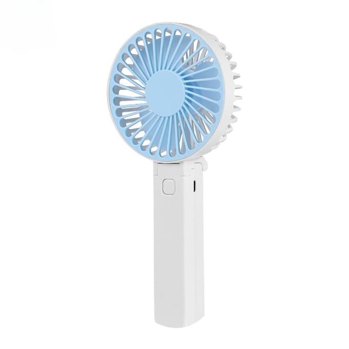 1 stuks draagbare ventilatoren draagbare USB oplaadbare ventilator mini desktop luchtkoeler buitenventilator koeling reizen handventilatoren Folding model