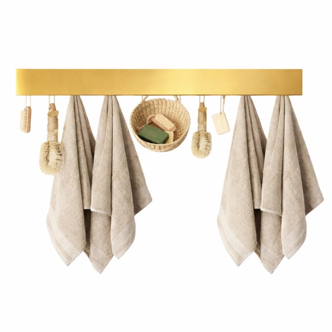 Anwicar Kapstok Loft Breedte 80cm - Coat Hanger Wall - Kledinghanger