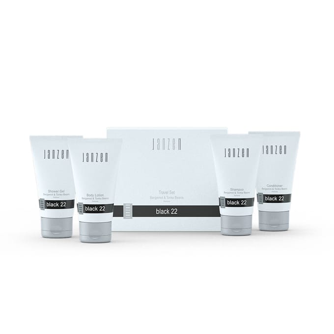 Janzen Black 22 Travel Set Bergamot & Tonka Beans