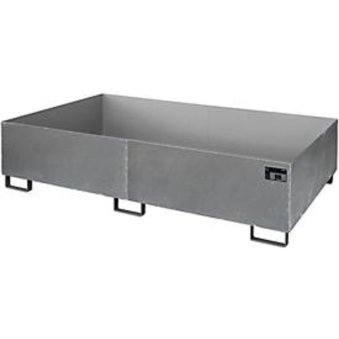Stellinglekbak type RW/RW 2200-2, zonder rooster, gegalvaniseerd