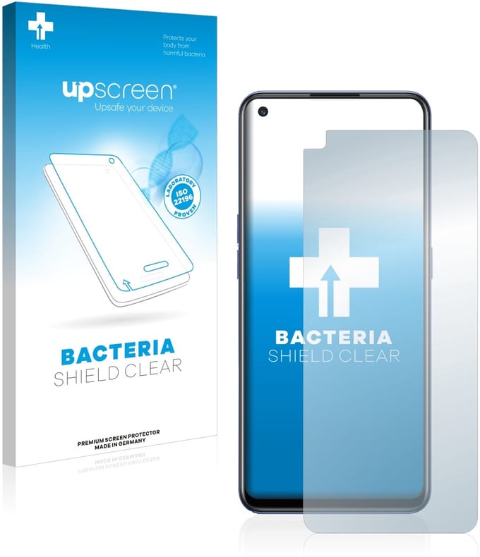 upscreen - Screenprotector voor Oppo Find X5 Lite - Folie Beschermfolie transparant antibacterieel