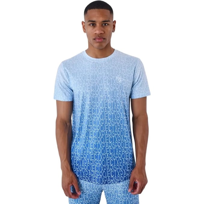 T-shirt met tweekleurig, all-over verloopeffect Project X Paris