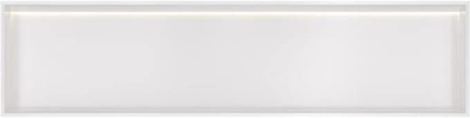 Hotbath &More Inbouwnis - 30 x 120 x 10 cm - met LED-verlichting - Mat Wit