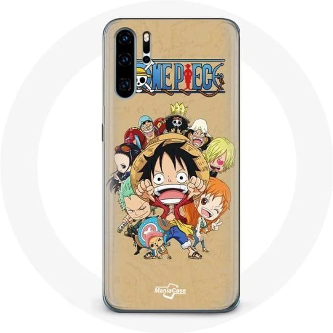 Coque pour Huawei P30 One piece Manga Equipage du Chapeau de Paille