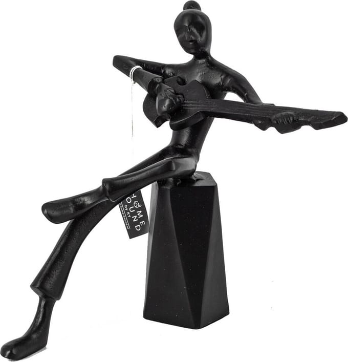 Beeld gitaar zwart