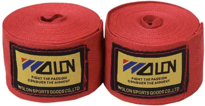 CHPN - Bandage - Boks wraps - 2,5M - Rood - 2 rollen - Katoen - Boksen - Straps - Boksbandages