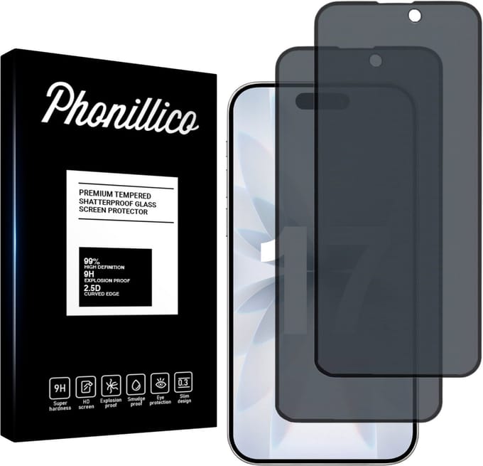 iPhone 17 - 2 stuks Beschermglas Privacy Glas Screenprotector van glazen schermbeschermfolie