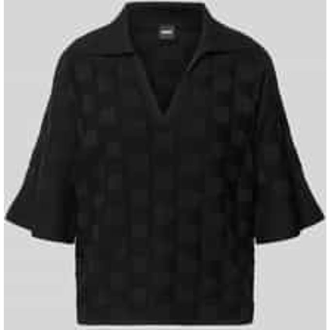 regular fit poloshirt van viscosemix model 'Fapavero'