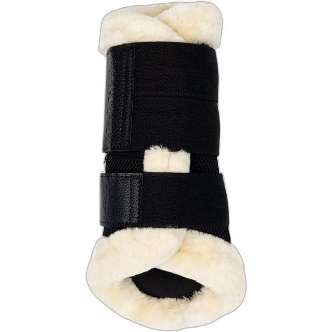Lemieux Beenbeschermers Lemieux Fleece Edge Mesh Brushing Wit-beige