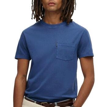 Superdry - Essential Washed T-shirt met borstzak - Heren - T-shirts