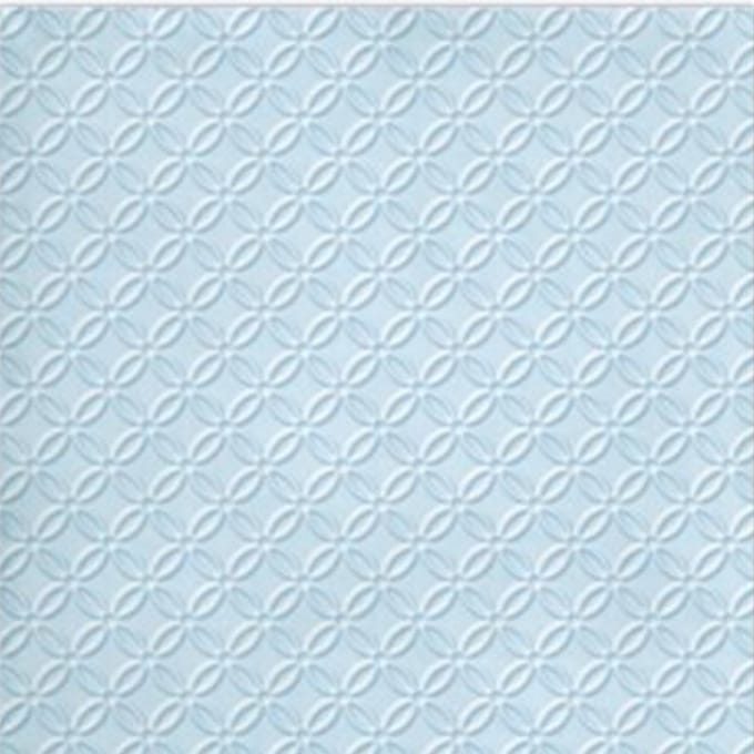 Dekoratief | Pakje 12 servetten 'Insp. mod.,light blue', embossed 33x33cm | A701257
