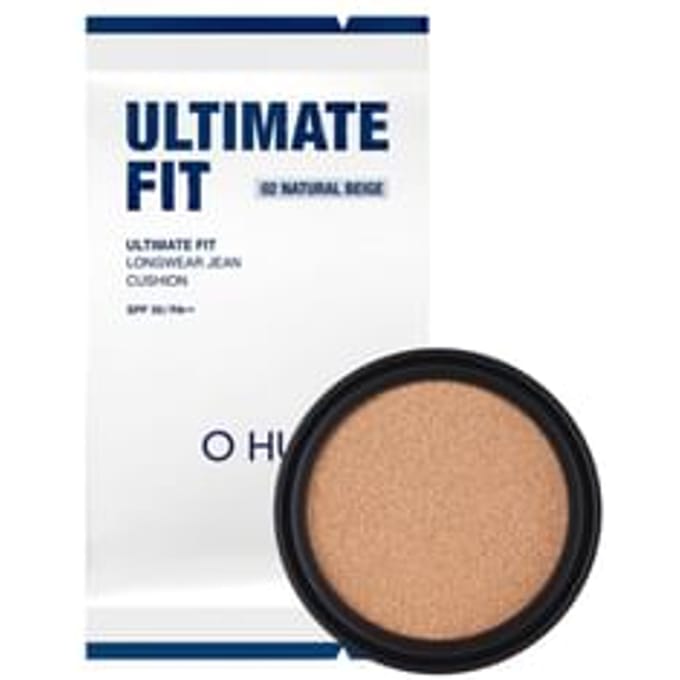 O HUI - Ultimate Fit Longwear Jean Cushion Refill Only - 2 Colors #01 Light Beige
