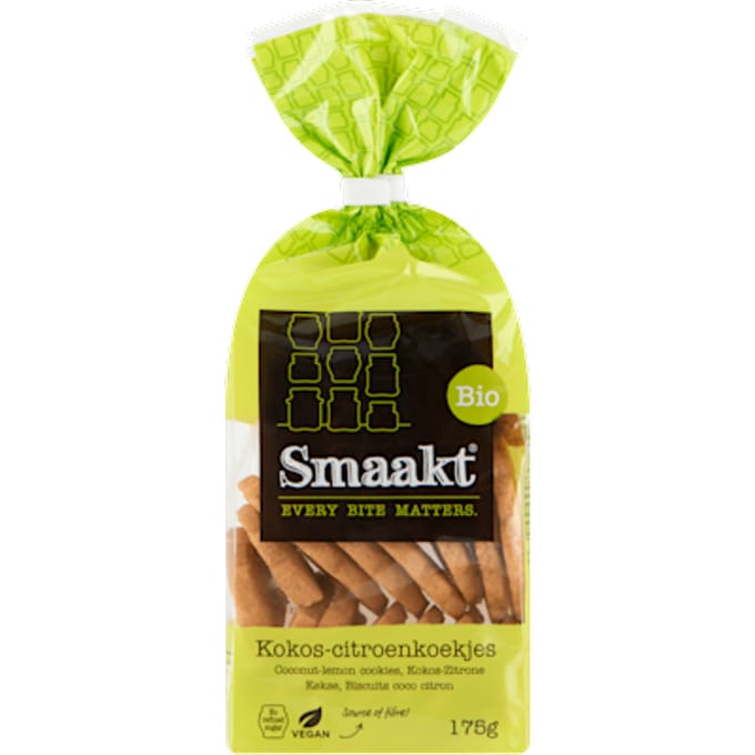 Kokos citroenkoekjes biologisch