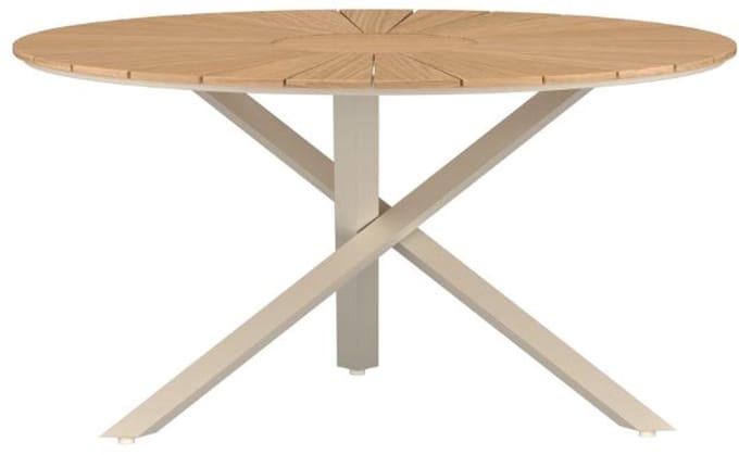 Mexico tuintafel Ø140cm natuur.