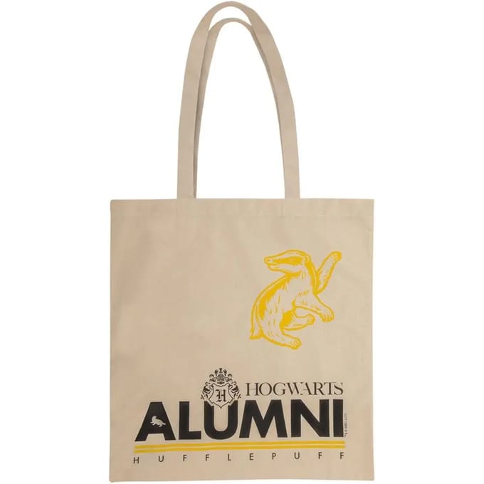 Cinereplicas Harry Potter - Alumni Hufflepuff Tote bag - Wit