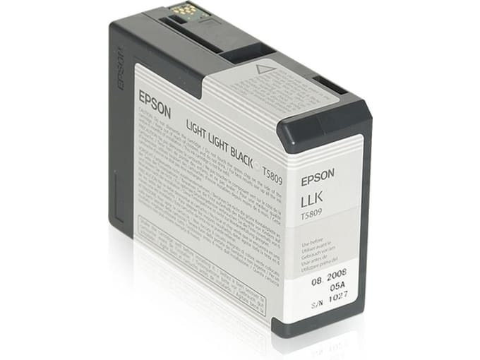 Epson Inktcartridge T5809 Origineel Enkel Light lichtzwart C13T580900