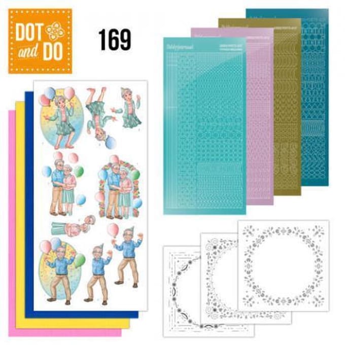 Nr. 169 Samen feesten Active Life door Yvonne Creations voor Dot and Do