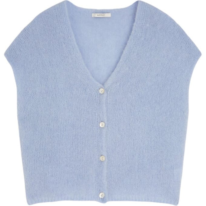 Summum Cardigan Sleevles Mohair Knit  Lichtblauw 7s7975-70058