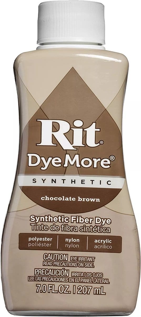Rit Dyemore Chocolate Brown - Voor synthetische stoffen - Rit