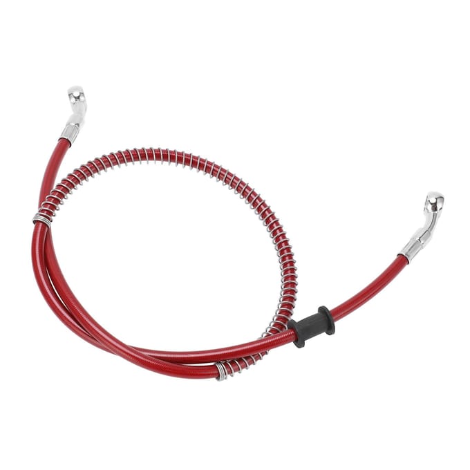 90cm35.4in Motorfiets Remleiding Rood Staal PVC Draagbaar Universeel Motorfiets Accessoire brown