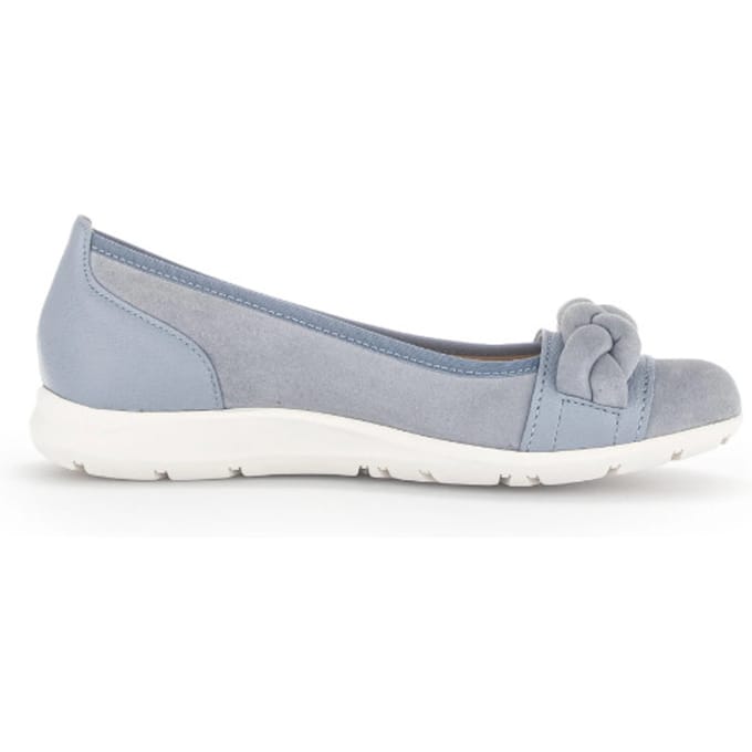 Gabor 24.173.18 - dames ballerina - Blauw - maat 40 (EU) 6.5 (UK)