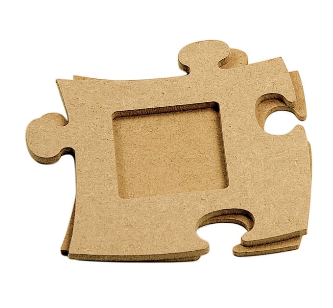 VBS Puzzelkader "Hoekig - Klein", ca. 12,6 x 12,6 cm