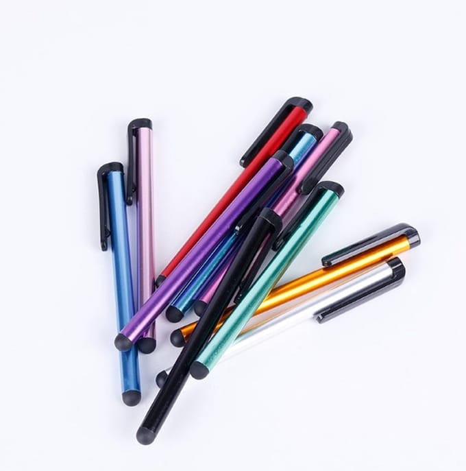 Go Go Gadget - Smartphone pen - Touchscreen pen - Tablet pen - Zachte tip - Universeel - Willekeurige kleur - 1 stuk