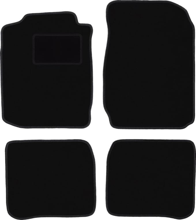 Zwarte veloursmatten voor: Toyota Corolla E11 hatchback (1997-2001)