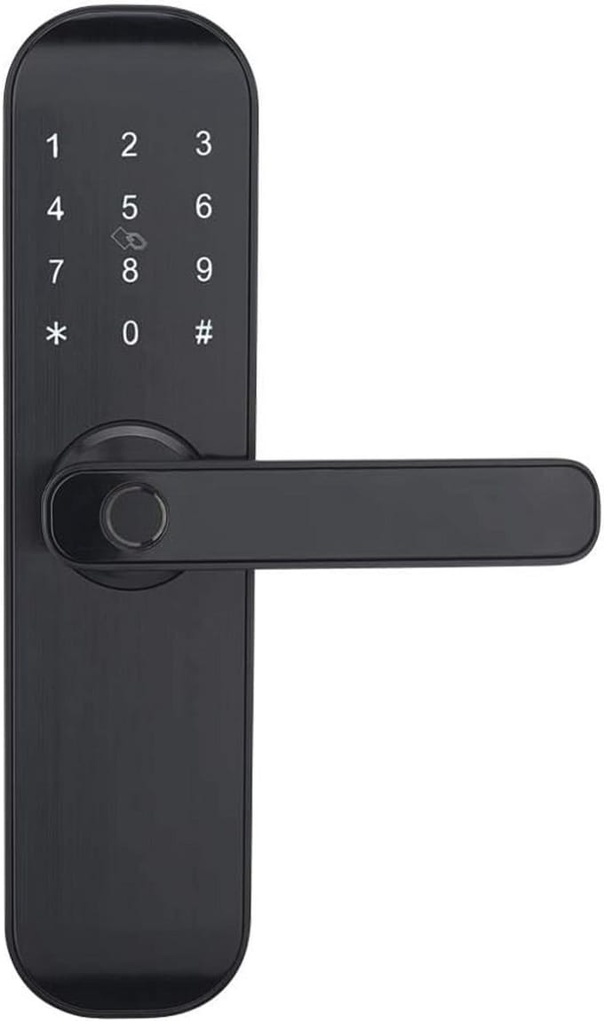 Bluetooth Digitaal Slot met App, Code en Kaart - Geschikt voor Rechterhand Deuren