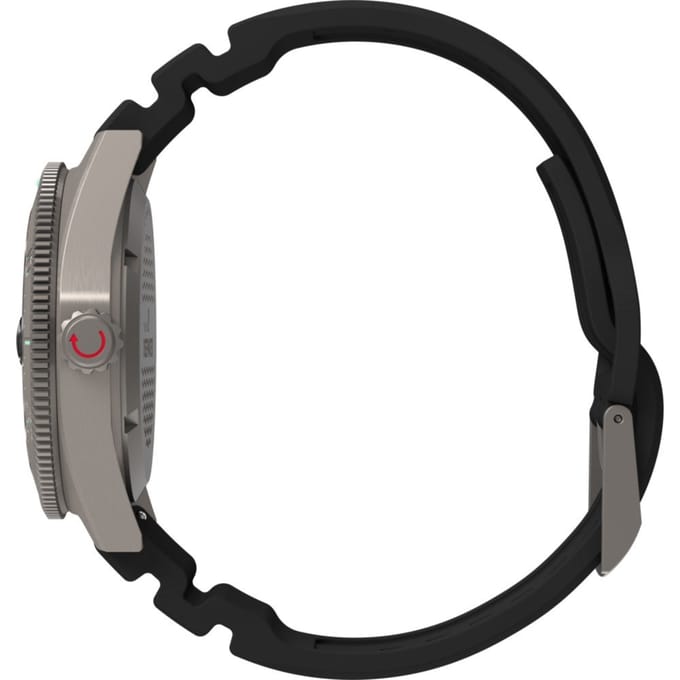 Timex Deep Water Reef TW2W73800 Horloge - Rubber - Zwart - Ø 40 mm