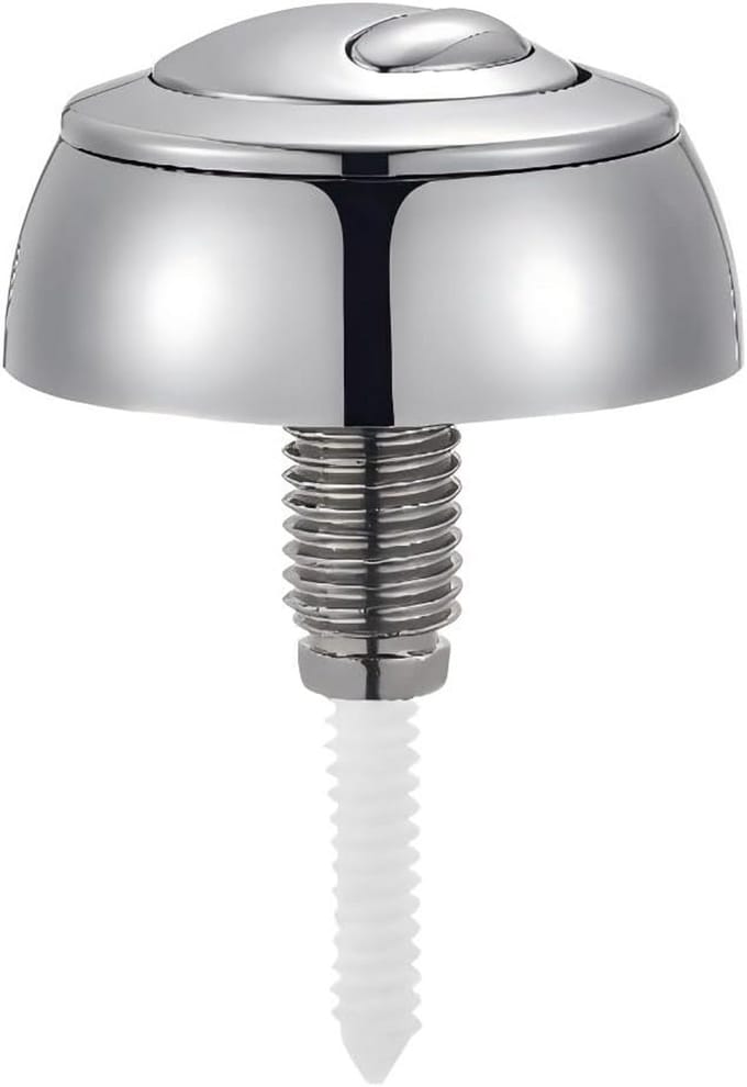 Universele Dual Flush Toiletknop Vervanging voor Cisternes - Zilver