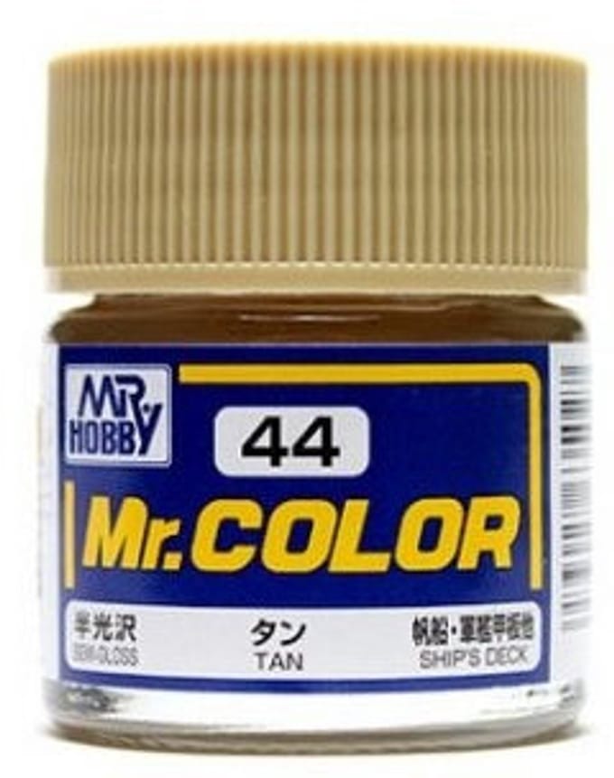 Gunze Mr. Hobby C-044 - Mr. Color 10 ml Tan - Lacquer Modelbouwverf