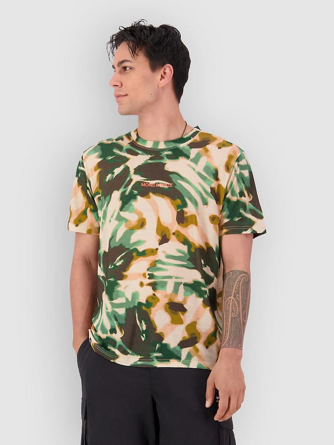 Mons Royale Icon Merino Tech Shirt camouflage