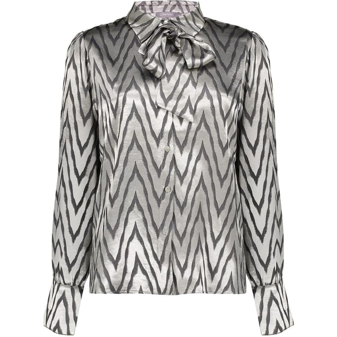 Geisha Blouse Animal Silver Grey Taglia: M | Magliette intime Outlet | Donna | Grigio