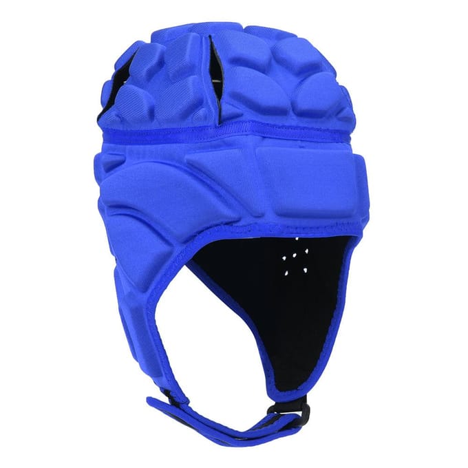 Professioneel Voetbal Honkbal Sport Helm Rugby Keeper Roller Hoed Hoofdbeschermer Blauw L blue