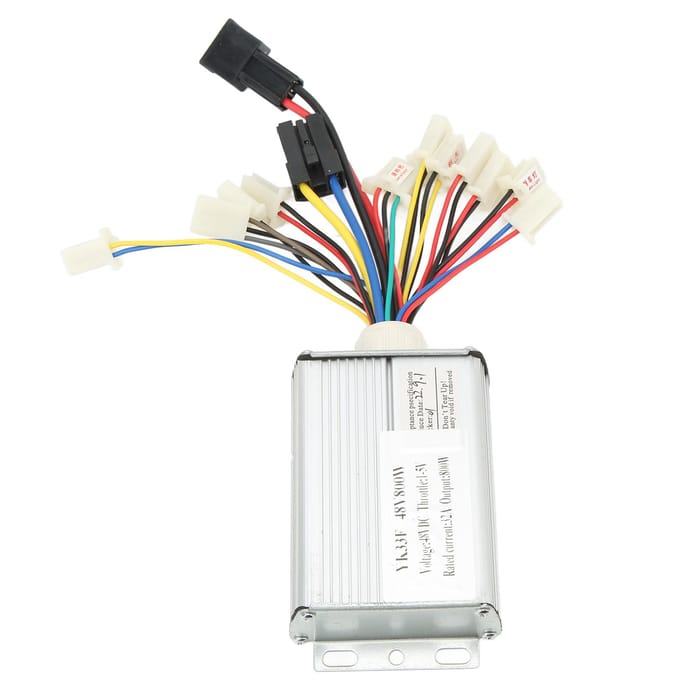 48V 800W Elektrische Scooter Geborstelde Controller Stabiele Snelheid Elektrische Fiets Borstelmotor Controller white