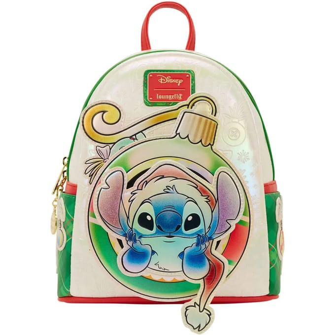 Disney Loungefly Mini Backpack Lilo and Stitch Holiday