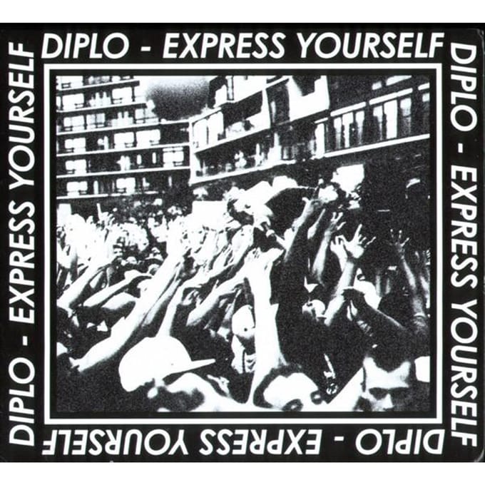 CD DIPLO - Express Yourself MAD165 Mad Decent 2012 US Dance & Electronica Gebruikt gray