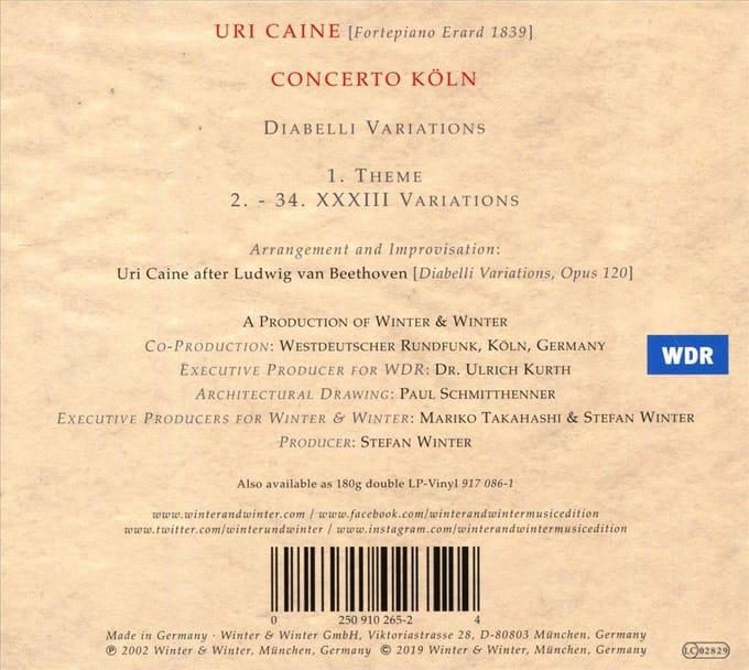 Diabelli Variations - Uri Caine
